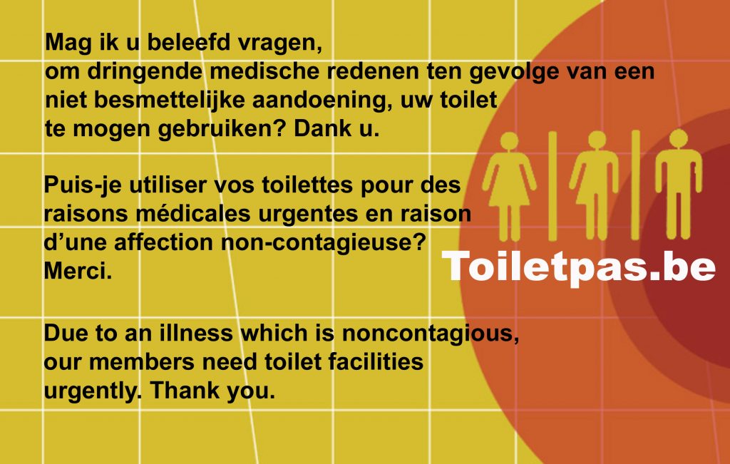 Toiletpas aanvragen